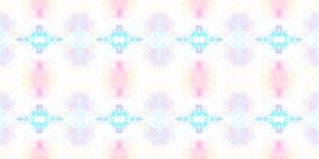 Seamless Aquarelle Pattern. Abstract Aquarelle Tie Dye Ceramic. Colorful Summer Background. Water Colour Swimwear Design. Abstract Ethnic Aquarelle Pattern.の写真素材