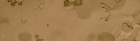 Beige Coffee Stains. Dirty Brown Texture. Creative Old Parchment. Watercolour Chocolate Background....