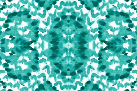 Seamless Predator Pattern. Serpent Leather Animal Print. Trendy Jungle Background. Blue and White Colors. Grunge Aquarelle Cloth. Watercolor Predator Pattern.の写真素材