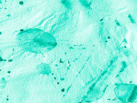 Retro Dirty Art. Blue Paper Texture. Ink Shape. Turquoise Watercolor Illustration. Dirty Wall Print. Tie Dye Graffiti. Blue Colored Ink. Hand Drawn Work.の写真素材