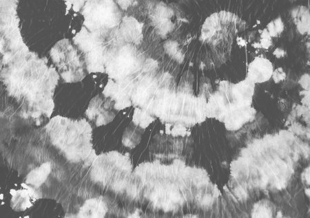Tie Dye Fabric. White Batik Shirt. Abstractの写真素材