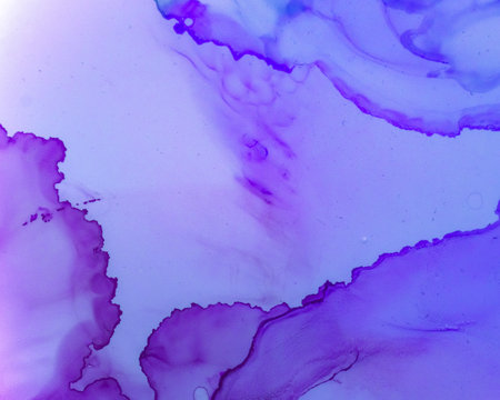 Ethereal Water Texture. Liquid Ink Washの写真素材