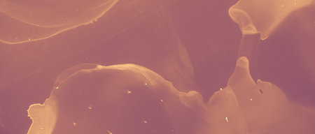 Gold Background. Orange Glitter Effect. Red Art