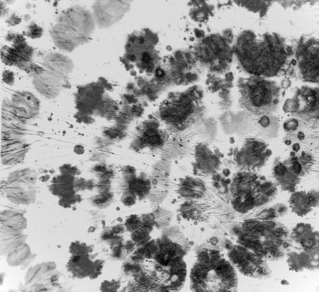 Tie Dye Fabric. White Artistic Shirt. Hippieの写真素材