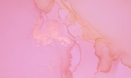 Feminine Ink Wash Pastel. Marble Mix. Art Color Texture. Abstract Paper. Luxury Oil Painting. Alcohol Ink Pastel. Pink Background. Grunge Liquid Effect. Ethereal Ink Wash.の写真素材