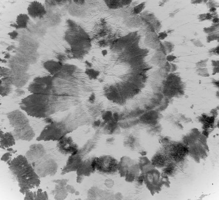 Tie Dye Fabric. Black Artistic Shirt. Abstract Watercolor Painting. Tie Die Circle Design. Batik...