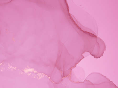 Delicate Ink Wash Pastel. Marble Illustration. Oil Wave Texture. Abstract Wall. Luxury Fluid Effect. Alcohol Ink Pastel. Gold Wallpaper. Modern Acrylic Pattern. Watercolour Ink Wash.の写真素材