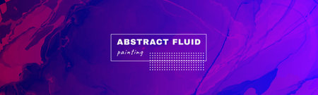 Blue Dynamic Flow Background. Alcohol Inks Paint Texture. Flow Background. Purple Abstract Marble....
