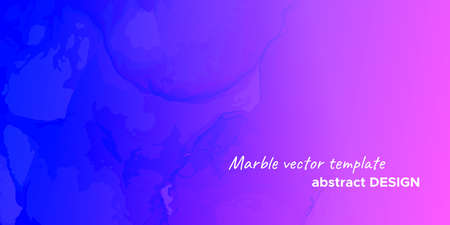 Abstract Fluid. Blue Pink Gradient Motion. Alcohol Inks Paint Template. Creative Abstract Fluid. Dynamic Liquid Texture. Minimal Graphic Marble. Vector Abstract Fluid.のイラスト素材