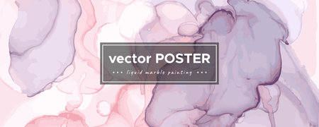 Graphic Alcohol Inks. Liquid Marble Paper. Simple Oil Border. Creative Elegant Pattern. Wave Alcohol Inks. Trendy Modern Color Texture. Luxury Acrylic Effect. Watercolor Alcohol Inks.のイラスト素材