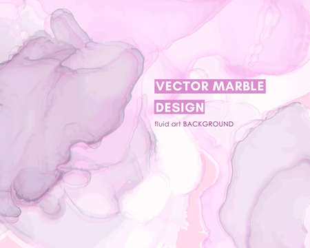 Pink Elegant Background. Liquid Marble Effect. Graphic Modern Print. Fluid Invitation. Chic Elegant Background. Watercolour Wedding Texture. Art Stain. Luxury Paint. Rose Elegant Background.のイラスト素材