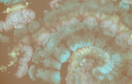 Tie Dye Pattern. Blue Artistic Print. Dyed Watercolor Backdrop. Tye Dye Art Kaleidoscope. Light...