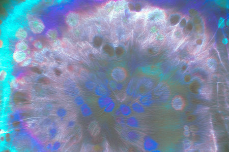 Watercolor Cool Texture. Psychedelic Tie Dye. Abstract Spiral Patterns. Fantasy Color Print. Tye Dye Swirl Painting. Art Grunge Effect. Batik Pattern. Magic Psychedelic Tie Dye.の写真素材