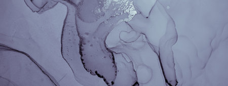 Purple Liquid Paint Waves. Luxury Grey Acrylic Oil Wallpaper. Abstract Marble Texture. Creative...