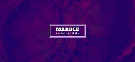 Blue Graphic Flow Background. Alcohol Inks Paint Texture. Futuristic Flow Background. Abstract Fluid Template. Minimal Vector Marble. Flow Background. Purple Gradient Motion. Creative Liquid Flyer.のイラスト素材