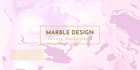 Chic Elegant Background. Liquid Marble Effect. Abstract Vector Frame. Art Texture. Rose Elegant Background. Watercolor Wedding Pattern. Ink Print. Luxury Card. Pink Elegant Background.のイラスト素材