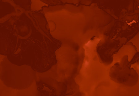 Blood Splatter Red. Watercolor Valentine Wallpaper. Grunge Horror Banner. Splash of Maroon Ink....