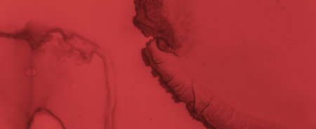 Grunge Blood Background. Red Fluid Wallpaper. Halloween Spatter Black. Watercolour Valentine...