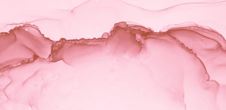 Delicate Luxury Marble. Acrylic Background. Oil Flow Painting. Abstract Paper. Rose Art Effect....