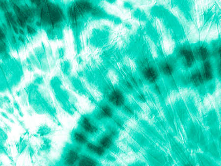 Green Tie Dye Design. Zigzag Vintage Print. Aquarelle Background. Monochrome Bohemian Fabric. Tie Dye Design. Ink Vintage Zigzag. Neo Mint Spotted Abstract Poster.の写真素材
