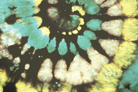 Art Ink Roll. Color Pattern. Watercolor Water Design. Tie-Dye Swirl Kaleidoscope. Psychedelic Tie...