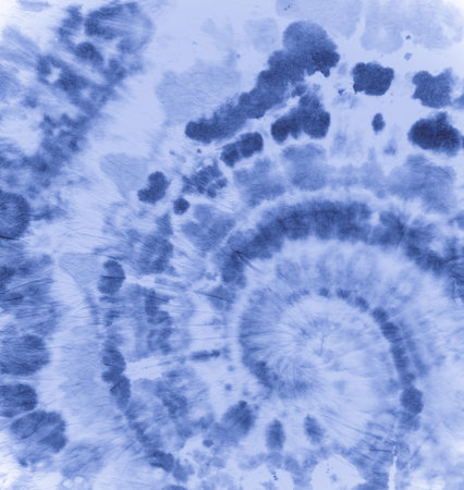 Indigo Tie Dye. Artistic Love Background. Hippie Circular Kaleidoscope. Blue Tye Die Roll. Spiral Backdrop. Abstract Batik Fabric. Grunge Art Design. Circle Painting. Color Indigo Tie Dye.の写真素材