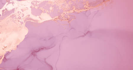 Luxury Ink Wash. Liquid Illustration. Art Waveの写真素材