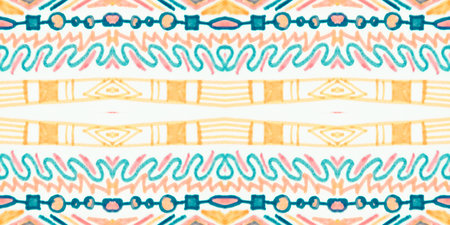 Seamless ethnic background. Geometric aztec pattern.