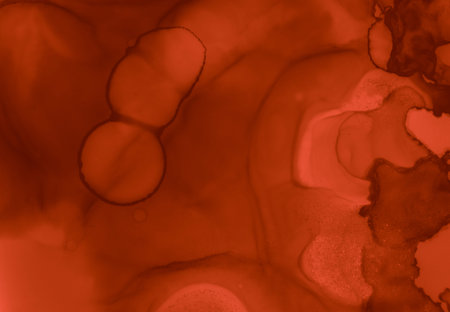Blood Splatter Red. Abstract Valentine Wallpaper.
