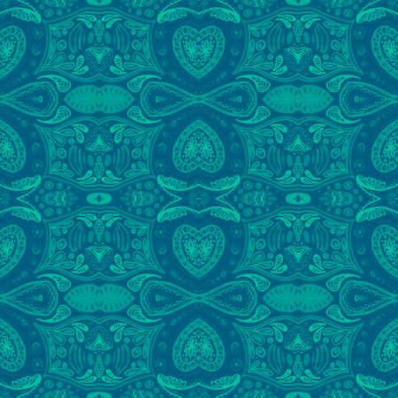 Carpet pattern ornament. Seamless turkish ethnic texture.の写真素材