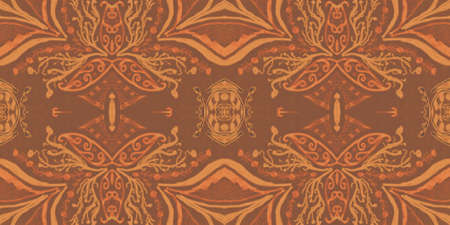 Victorian tile pattern. Retro baroque texture. Classic rococo design decor.の写真素材