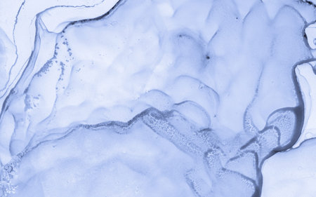 Ink Colours Mix Water. Oil Flow Illustration.の写真素材