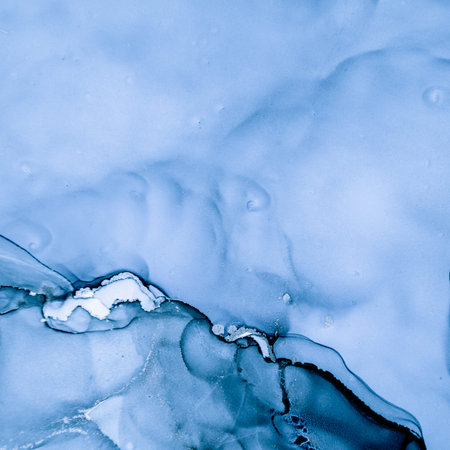 Ink Colours Mix Water. Fluid Wave Background.