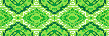 Seamless watercolor mosaic print. Geometric ethnic pattern.の写真素材