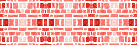 Watercolor mosaic. Abstract geometric ethnic ornament.の写真素材