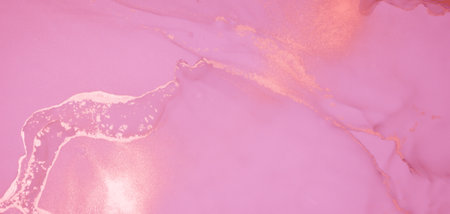 Feminine Ink Wash Pastel. Acrylic Illustration.の写真素材