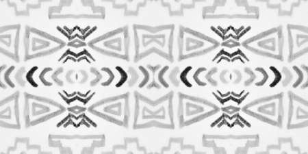 Geometric ethnic print. Grunge navajo ornament.の写真素材