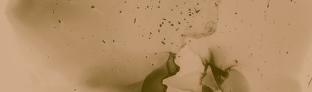 Abstract Coffee Splash. Liquid Brown Banner. Agedの写真素材