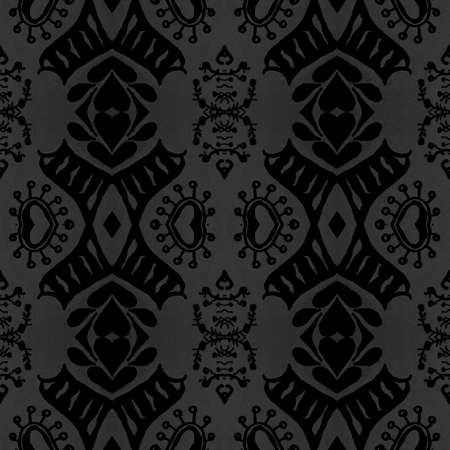 Victorian tile pattern. Retro baroque texture. Classic rococo design decor.の写真素材