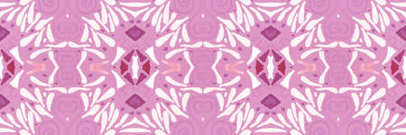 Seamless watercolor mosaic print. Geometric ethnic pattern.の写真素材