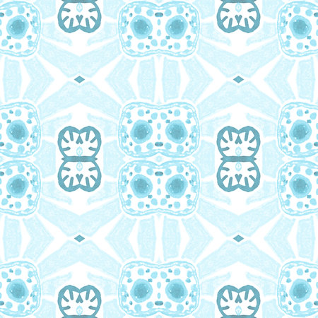 Hand drawn floral ethnic pattern. Seamless abstract batik print.