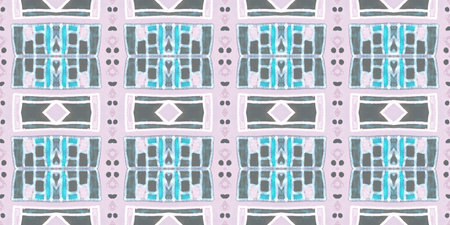 American native ornament. Seamless aztec background.