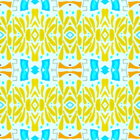 Retro mosaic pattern. Abstract geometric ethnic background.