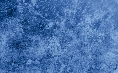 Blue grunge surface. Vintage dust wallpaper. Ancient cracked effect. Dirty grunge texture of metal....