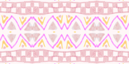 American pattern. Seamless ethnic background.