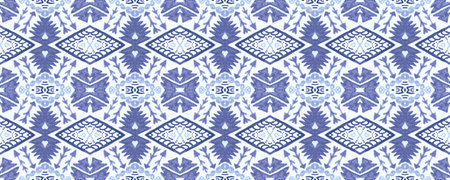 American native ornament. Seamless aztec background.