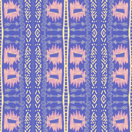 Geometric ethnic print. Grunge navajo ornament.