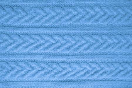Handmade knit texture with macro weave threads.