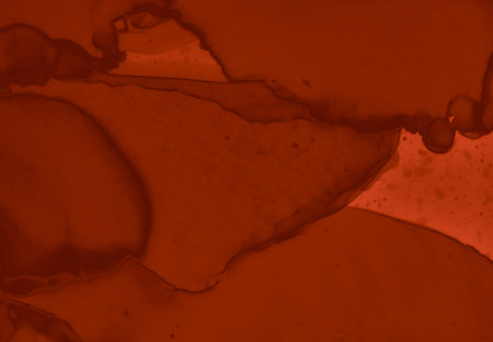 Blood Splatter Red. Watercolour Background.
