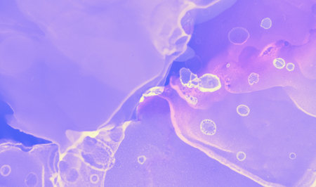 Graphic Flow Wallpaper. Blue Futuristic Modernの写真素材